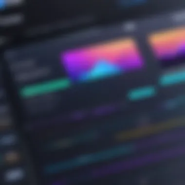 Video Editing Application Fast Forward Option Screenshot of video editing application with fast forward option highlighted