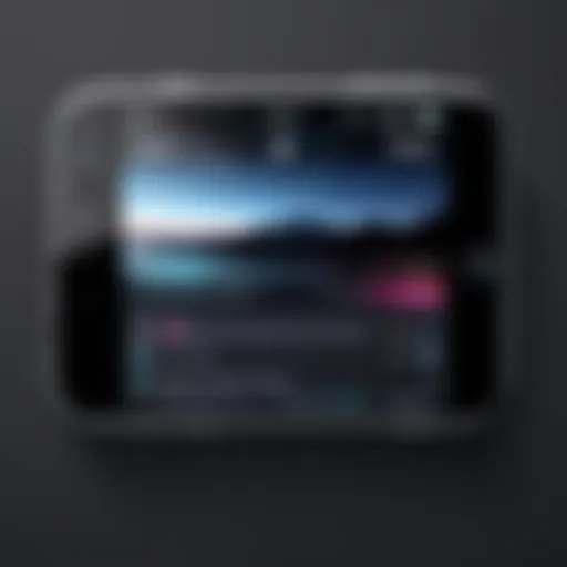 User interface of the iPhone video player showcasing the fast forward feature