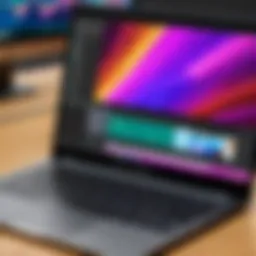 Adobe Premiere Pro interface on Chromebook
