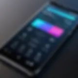 Trendy smartphone displaying a custom ringtone selection