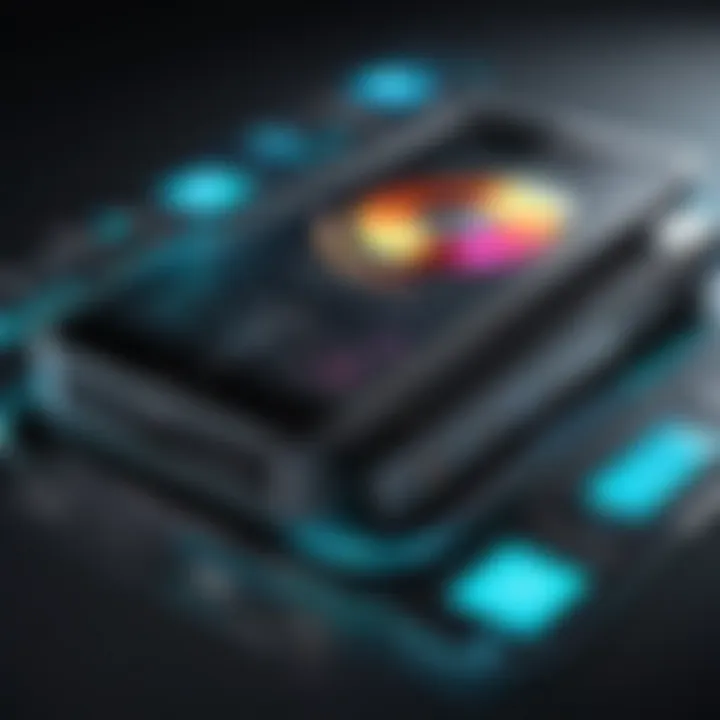 Infographic depicting methods for transferring music to mobile devices
