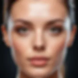 Illustration showing facial integration in video editing