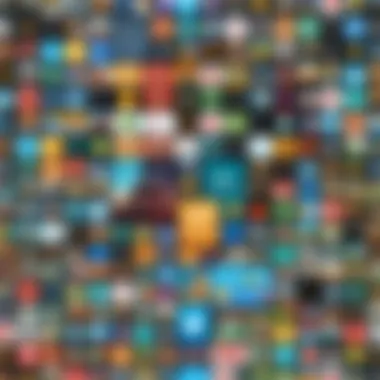 Popular Titles Across Mobile Story Genres A collage of popular mobile story games illustrating various genres.