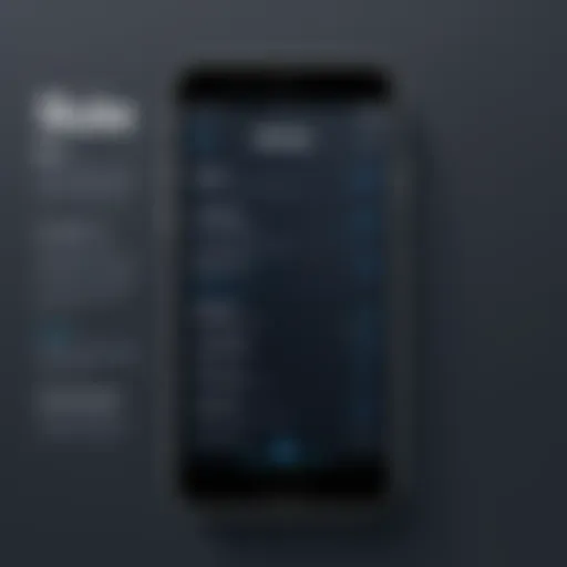Graphical representation of subscription-based pricing models for burner phone apps