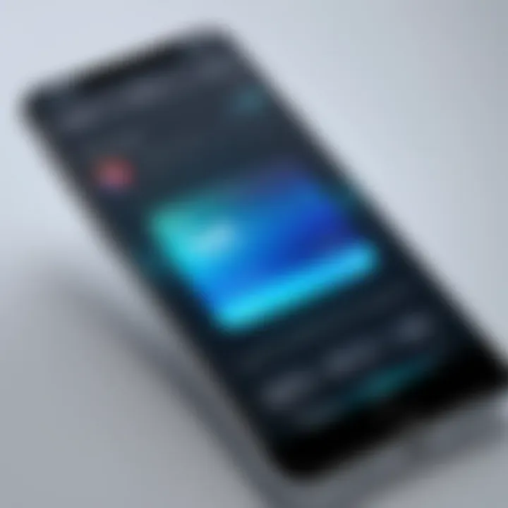 Interface showcasing a popular voice enhancement app