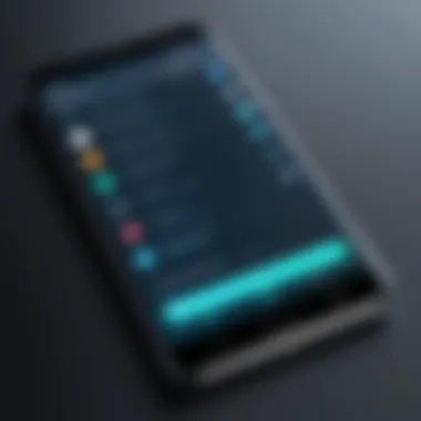 User Interface of a Secure Messaging Application User interface of a secure messaging application