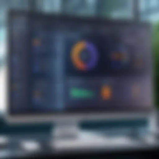 User interface of Avast Antivirus showcasing its dashboard