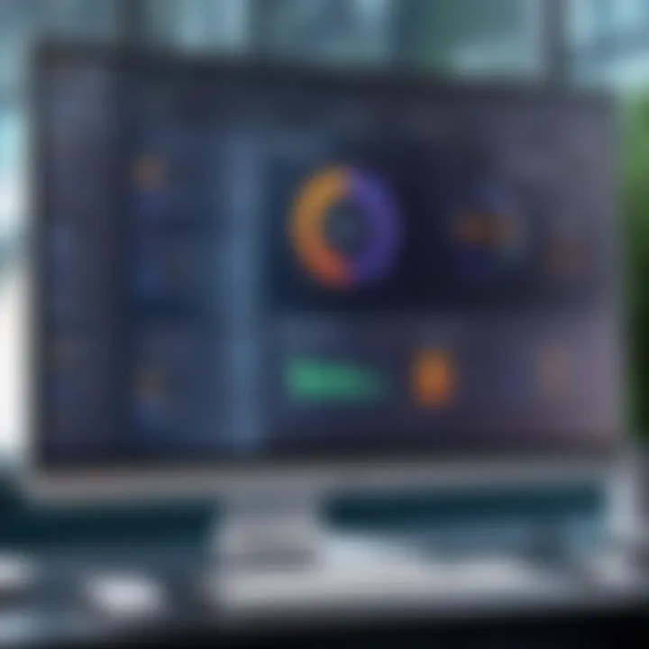 User interface of Avast Antivirus showcasing its dashboard