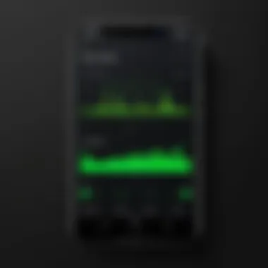 Spotify Equalizer Settings on Android Android device displaying Spotify equalizer settings