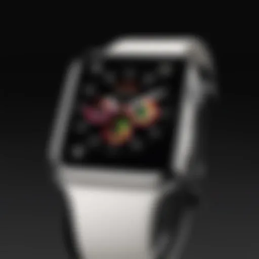 Elegant Apple Watch design focusing on the display