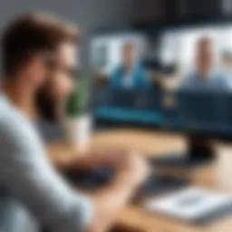 Interface of a popular webcam platform showcasing user engagement