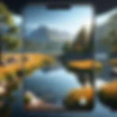 Tranquil Moments: The Essence of Daily Reflection A serene landscape captured in one second, embodying tranquility and reflection.