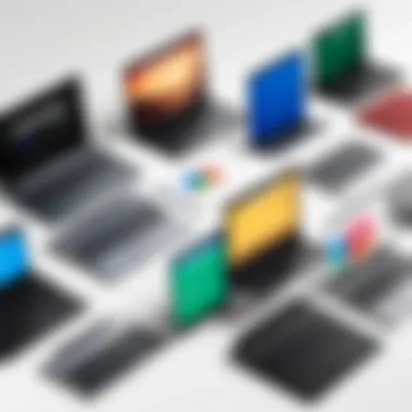 Diverse Price Range of Chromebooks Price range of different Chromebook options