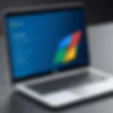 Exploring Chromebook Functionality User interface showcasing Chromebook functionality