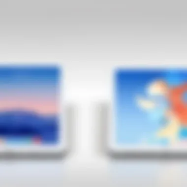 Visual representation of iPad Air models side by side