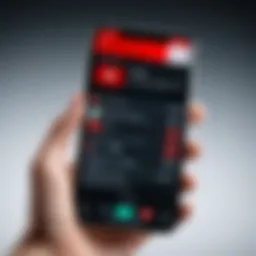 User interface of Netflix download feature on a smartphone