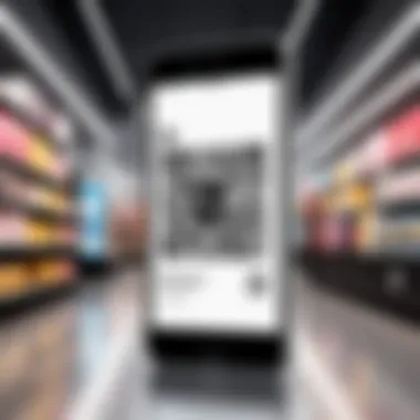 QR Codes Enhancing Retail Experience Illustration of QR codes on various products in a retail environment