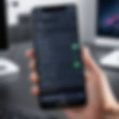 Adjusting Settings for Optimal Video Quality Settings menu on mobile for optimizing video quality