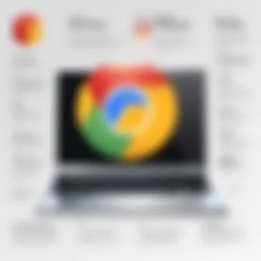 Infographic showcasing system requirements for Chrome apps