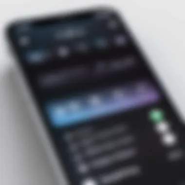Ringtone Customization Settings on iPhone A close-up view of iPhone settings for ringtone customization