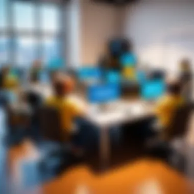 Collaboration and Community in Roblox Engaged community members collaborating on Roblox projects