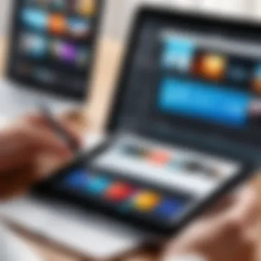 Editing Tools in Movie-Making Apps User interface of a movie-making app showcasing editing tools