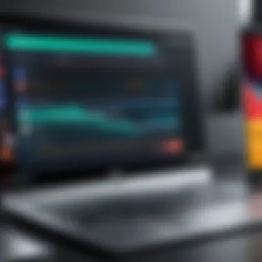 User Interface of Streaming Software User interface of popular streaming software on Chromebook