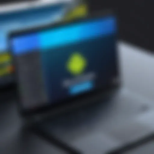 Overview of BlueStacks interface showcasing APK installation