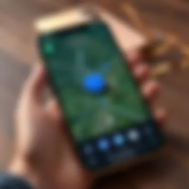 Utilizing the Find My Feature for iPhone Recovery Illustration of Apple Find My feature interface