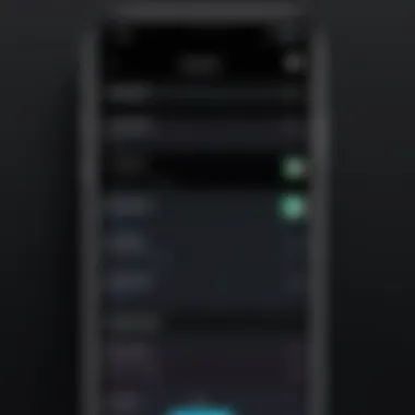 iOS App Settings for Password Protection Screenshot of iOS app settings showing password protection options