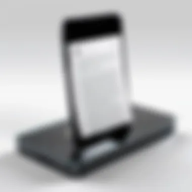 Scanning a document using iPhone