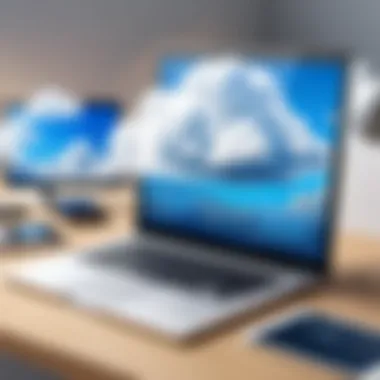 Exploring Cloud Storage for Image Backup Cloud storage interface showcasing backup options