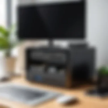 Setting Up Local Backup for Photographs Local backup setup with external drive and computer