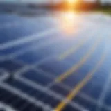 Solar panels array showcasing energy harnessing capabilities