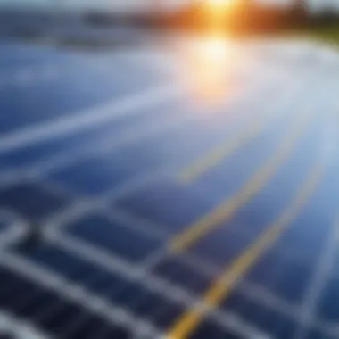 Harnessing Solar Energy Solar panels array showcasing energy harnessing capabilities
