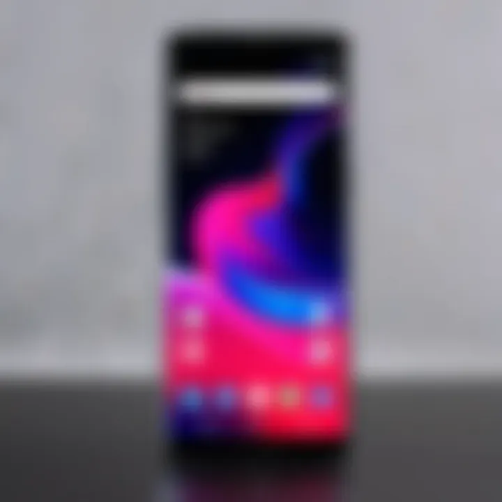 A user customizing wallpaper settings on a OnePlus smartphone