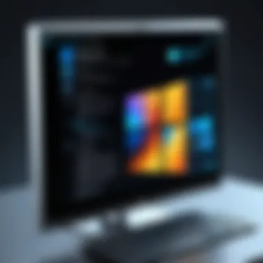 Visual Representation of Windows Repair Disk Interface Windows Repair Disk interface on a computer screen