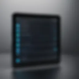 A sophisticated chat application interface showcasing various features.