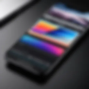 Editing Options on iPhone iPhone screen displaying photo editing options