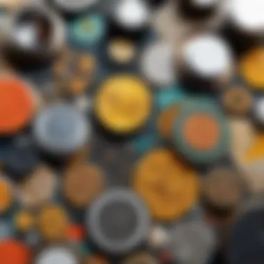 Exploring Textures and Patterns A close-up of textures and patterns found in collaged pieces
