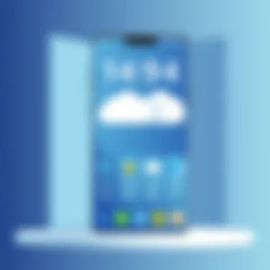 Integration of Daily Weather Updates Visual representation of daily weather updates integration