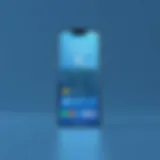 User interface displaying weather data on a smartphone home screen