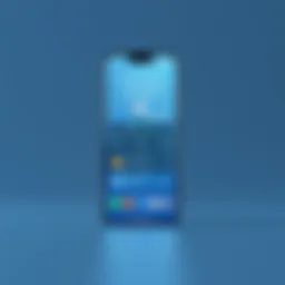 User interface displaying weather data on a smartphone home screen