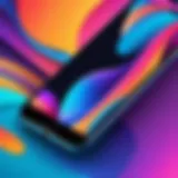 Colorful abstract wallpaper design