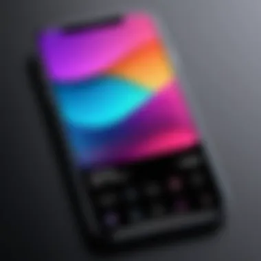 Custom Photo Widget Aesthetics A beautifully designed custom photo widget showcasing vibrant images on an iPhone home screen.