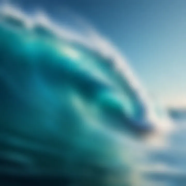 Animated ocean waves illustrating dynamic wallpapers