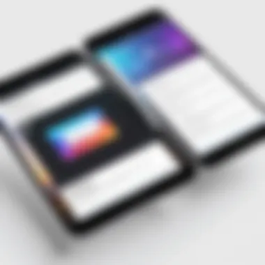 PDF Creation Options on iOS An interface displaying the PDF creation options on an iOS device