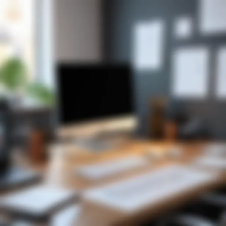 A creative workspace set up for CAD design activities.