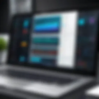 Exploring Customization Options A visually striking dashboard showcasing various customization options
