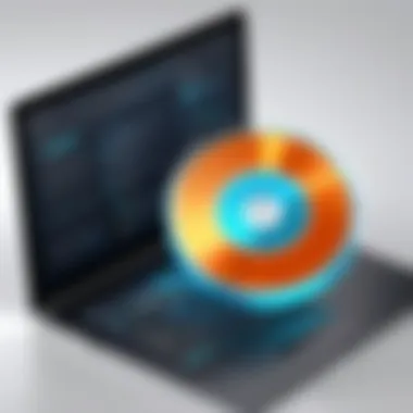Data Recovery Software User Interface User interface of a data recovery software showcasing features